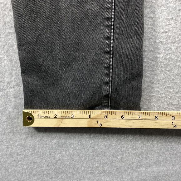 American Eagle Jeans Men 32x33 Gray Next Level Flex Stretch Whiskers Faded Denim - Picture 8 of 14